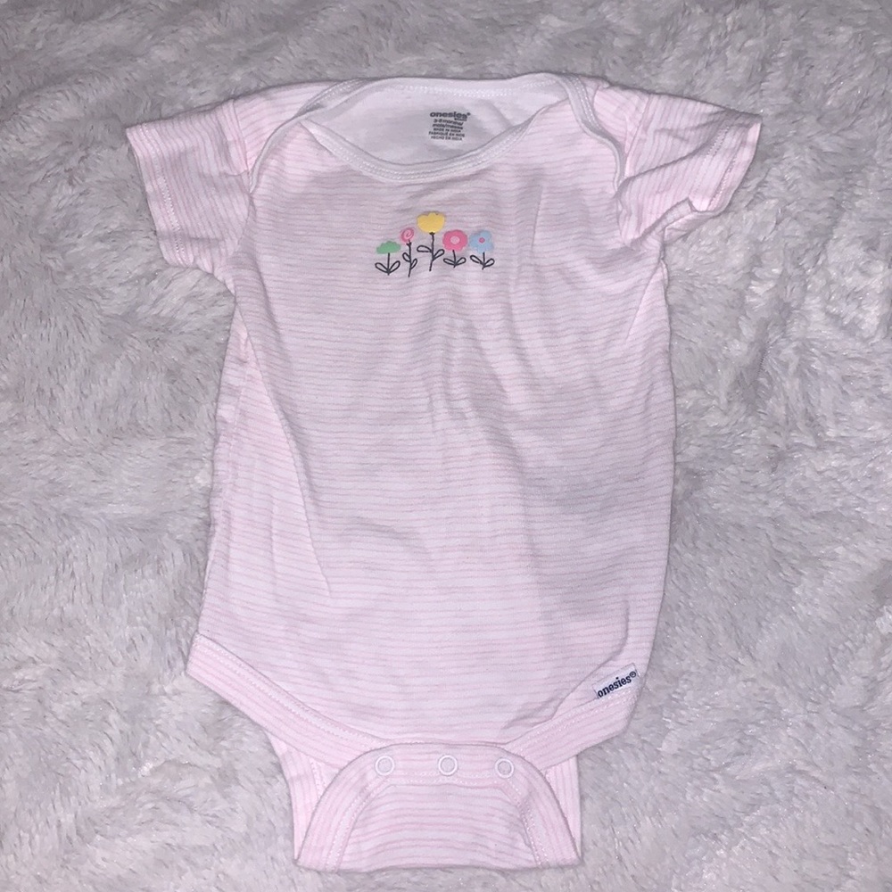 (3 for $10) onesies floral bodysuit